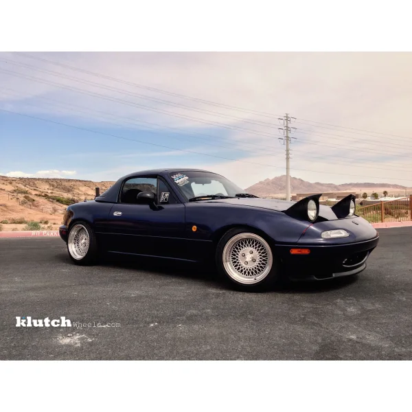 Klutch SL1 15x8,5 ET17 4x100 Silver w/ Machined Lip